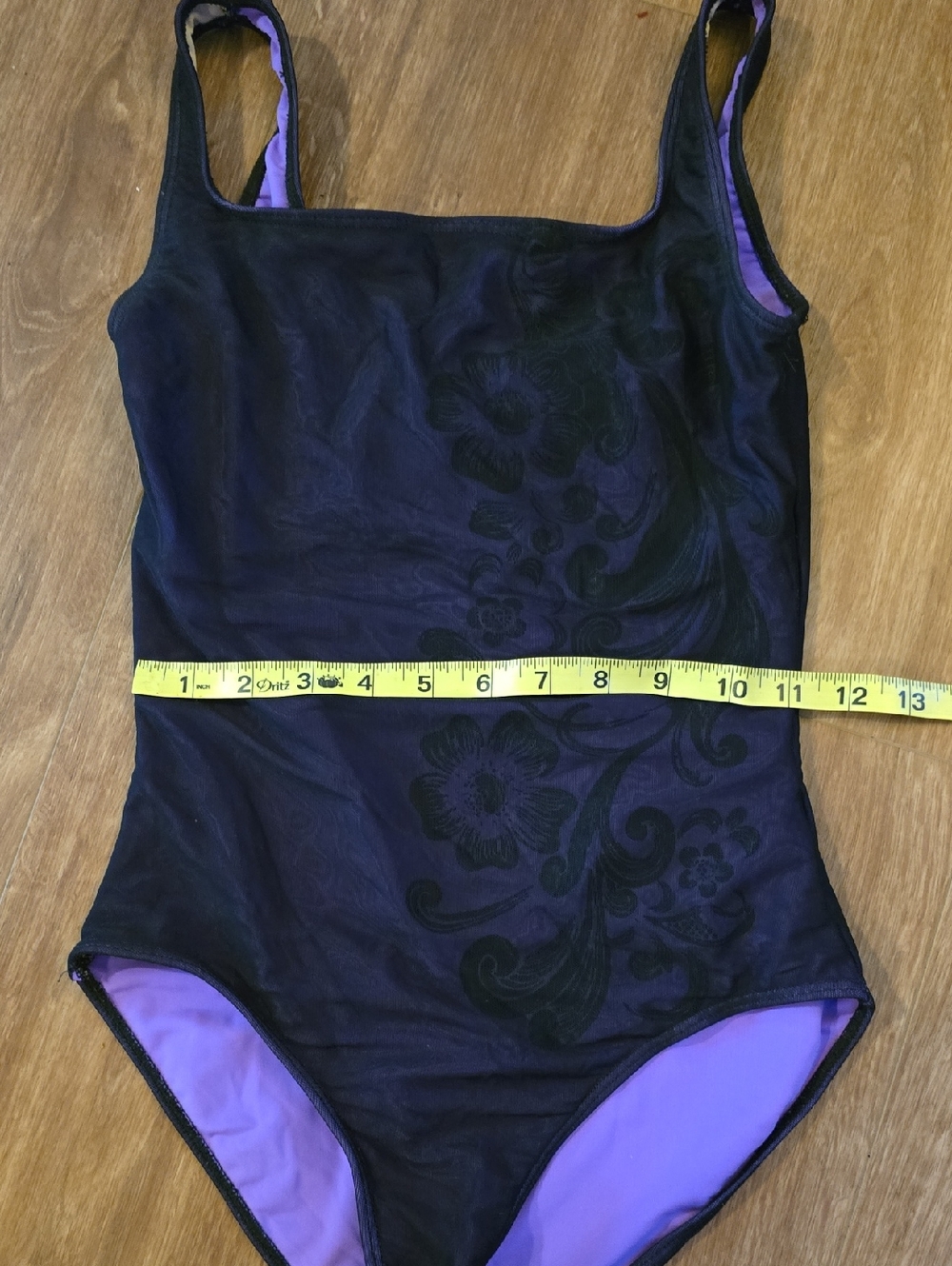 Ballet Rosa Layered Floral Print Leotard Adult Medium - Picture 7 of 8